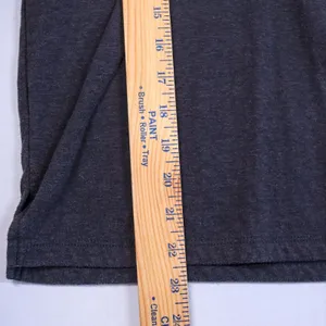 Marine Layer Henley Top Women Small Charcoal Grey Long Sleeve Button Neck Shirt thumbnail 11