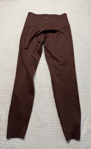 Oysho Womens High Waisted Activewear Leggings Brown Size Medium Full Length thumbnail 1