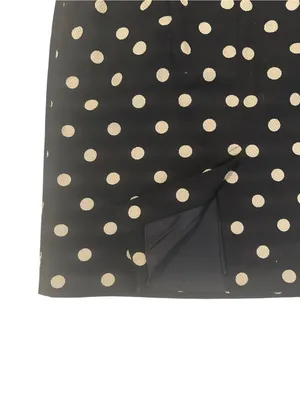 Boden‎ Black Sheath Dress with Tan Polka Dots thumbnail 5