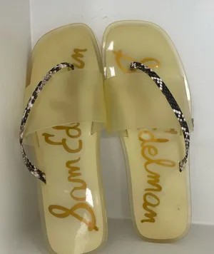 Sam Edelman Women's Transparent Yellow Sandals, size 7.5 thumbnail 1