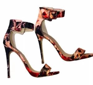 Steve Madden Marlenee floral print heels thumbnail 1