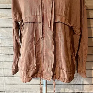 Lucky Brand Zipper Utility Jacket In Rose thumbnail 7