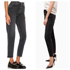 Talula‎ x AGOLDE taper jeans Womens 26 Black Excellent High Rise Button Fly thumbnail 2