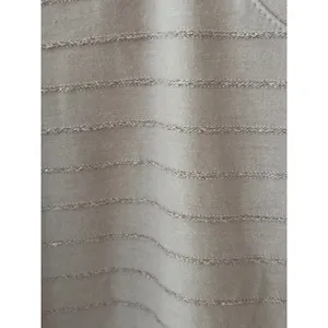 Ellen Tracy Womens XXL Pink Metallic Stripe Short Sleeve Knit Top‎ Shimmer Tee thumbnail 2