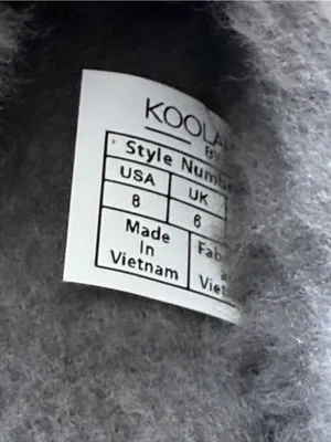 Koolaburra by UGG Women's Burree Platform Slippers US8 Cloud Grey & Green $90 thumbnail 5