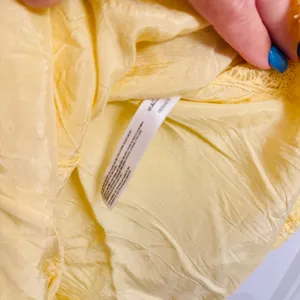 210 | Out‎ From Under Urban Outfitters Womens M Lace Trim Boho Romper Yellow thumbnail 4