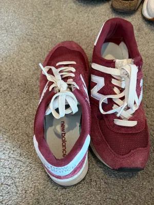 New Balance Burgundy Women's Retro Sneakers thumbnail 2