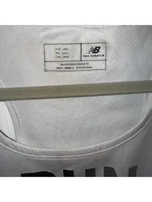 New Balance Women's White Vests-tanks-cami thumbnail 2