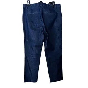 Gap Slim City Crop Pants Dark Indigo Denim Blue Trousers Womens Size 8 Regular‎ thumbnail 2