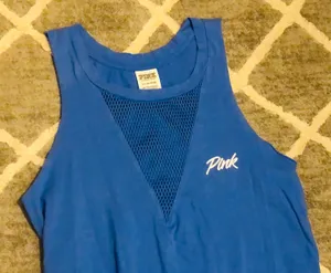 PINK Logo Workout Tank thumbnail 2