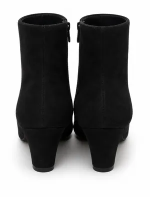 Women’s Black Suede Pointed thumbnail 3