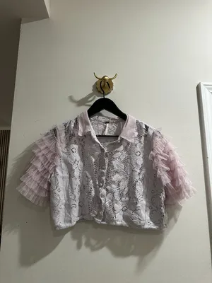 FREE PEOPLE Madonna Top in Purple Size Small thumbnail 4