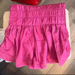 Pink Free People Movement shorts with pockets #activewear #athletic thumbnail 1