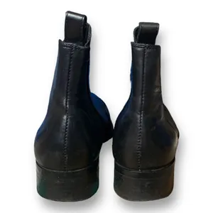 & Other Stories Shoe Black Leather Short‎ Ankle Chelsea Boot Pointy Toe Low Heel thumbnail 5
