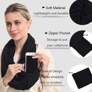 Beyond Yoga Black Infinity Scarf thumbnail 2