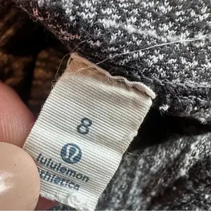 LULULEMON Wunder‎ Under Leggings Coco Pique Black & White size 8 LUON​ thumbnail 5