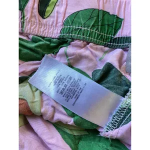 ASOS Pink Avocado Print Pajama Shorts Womens Size 18 Modal Sleepwear Lounge thumbnail 7