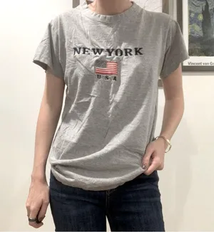 New York Embroidered Logo T-Shirt thumbnail 2
