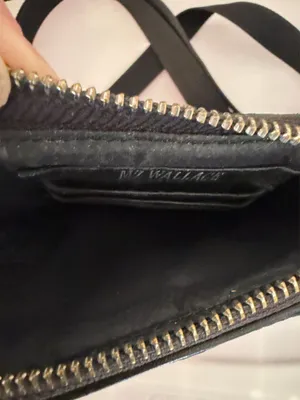 MZ WALLACE Black Quilted Crossbody Messenger Bag with Silver Hardware thumbnail 4