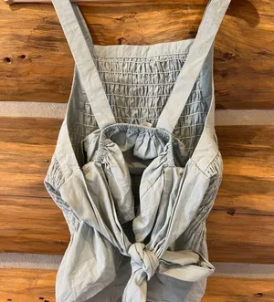 Mable Smocked Tank Top Tie Back Size M thumbnail 2
