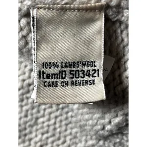 LL Bean Fair Isle PET 100% LambsWool Zip Up Sweater Jacket Nordic‎ Size Small thumbnail 4
