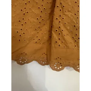 Knox Rose Eyelet Dress Flutter Sleeve XS Mustard Yellow Prairie Country Boho thumbnail 5