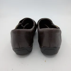 Clarks Artisan Womens 7.5M Brown Leather‎ Ruched Slip On Loafers 26102320 thumbnail 5