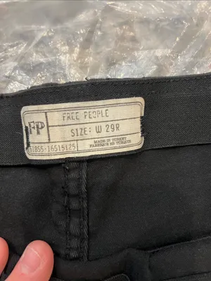 Free People Penny pull on Black/dark grey Flare Jeans size 29 thumbnail 8