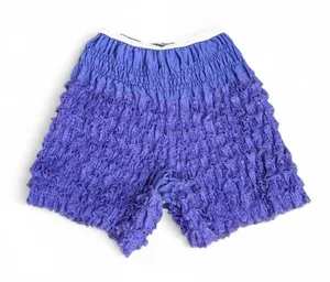 Vintage Ruffle Bloomers Purple Size M thumbnail 1