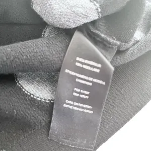 Alice + Olivia Black Gray Wool Polka Dot Rhinestone Embellished Crew Sweater XS thumbnail 5
