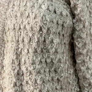 POL Chunky‎ Knit Cream Open Front Popcorn Cardigan Patch Pockets Cottage L NWOT thumbnail 5