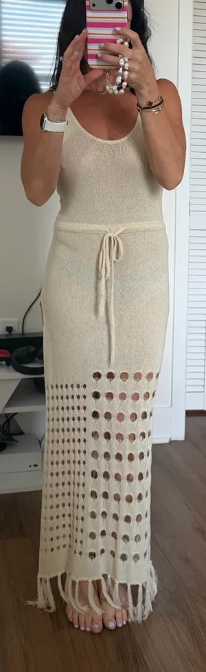Coverup Dress Tan thumbnail 1