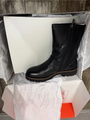 PIKOLINOS Black Leather Mid-Calf Buckle Combat Boots Size 41=US Size 9.5-10 thumbnail 15