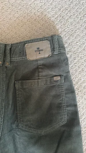 Thrills Green Corduroy Jeans thumbnail 5