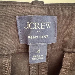 J.Crew Remy Pant Black Wide Leg Cropped Trouser Cotton Blend Womens 4 thumbnail 5