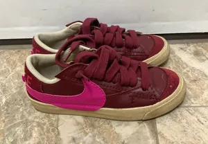 Nike Women's Size 5.5 Blazer Low '77 Jumbo DQ1470 101 SNeaker Trainer purple thumbnail 1