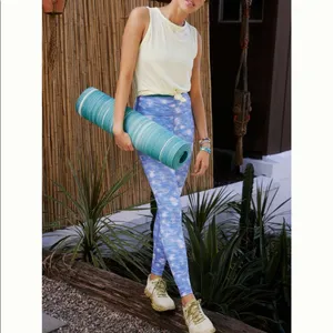 Anthropologie All Fenix Selene Cloud Leggings Blue NEW thumbnail 6