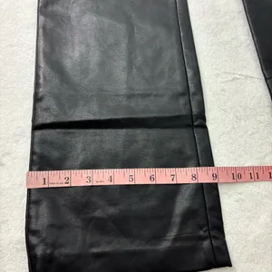 Princess Polly Zyaire Mid Rise Faux Leather Pants Black Size 4‎ thumbnail 13