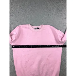 Pastel Baby Pink Sweatshirt S Oversized Coquette Soft Girl Boxy Barbiecore Comfy thumbnail 11