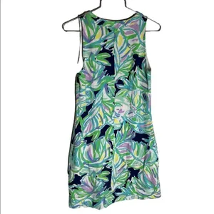 LILLY PULITZER Estrada Printed Knit Shift Dress In Resort Navy Uptown thumbnail 3