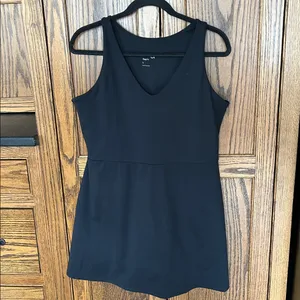 GapFit Athletic‎ Tank Dress Black Built In Shorts Large thumbnail 3