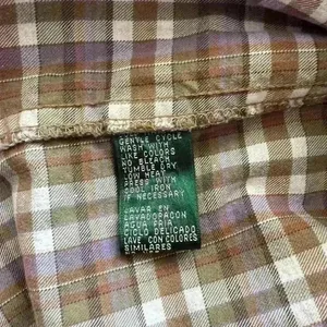 Lauren By Ralph Lauren Plaid Spring Buttondown Women’s Large thumbnail 7
