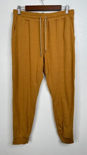 Vuori Performance Jogger Turmeric Heather Orange‎ Women Large VW303 DreamKnit thumbnail 1