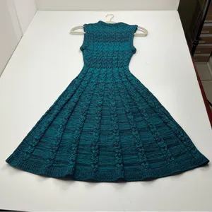 Amanda‎ Uprichard Braylen Bold Knit Sleeveless Dress Teal Womens Size Small NEW thumbnail 11