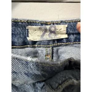 We The Free Free People Straight Leg Distressed Jeans High Rise 28 M thumbnail 3