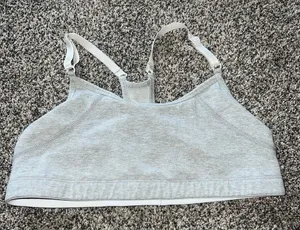Champion women's gray sports bra size‎ large thumbnail 1