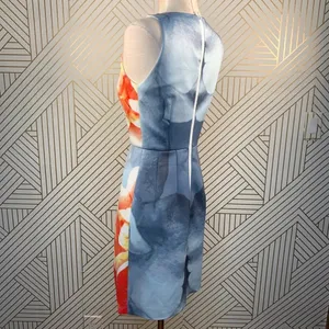 Keepsake‎ the Label Blue Graphic Floral Scuba Dress thumbnail 6