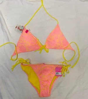 Victoria's Secret “Beach Sexy” Y2K laced coquette bikini - with tags! thumbnail 1