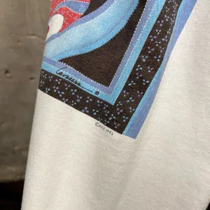 The Vintage Shop Vintage 1993 Alaska AK White Single Stitch Artsy Painting Graphic T-Shirt Large thumbnail 7