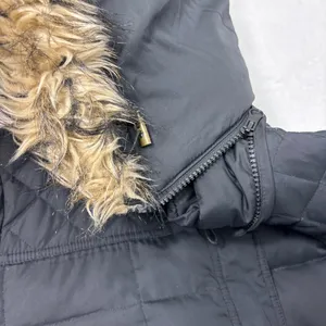 Ralph Lauren‎ Black Puffer Jacket with Faux Fur Trim thumbnail 15
